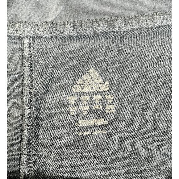 Adidas Cropped Wide Leg Pants, Black, Size XL - Picture 6 of 6